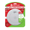 Battery-Operated 2-in-1 Smoke and CO Alarm with Slim Profile Design